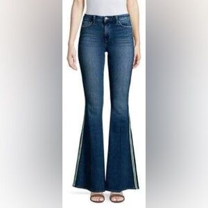 L'Agence Women's Solana Side Stripe Flared Jeans sz 24